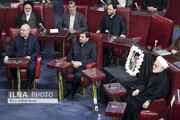 عکسی از صندلی خالی شهید آیت الله رئیسی در مجلس خبرگان