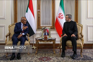وزیر خارجه سودان با علی باقری دیدار کرد