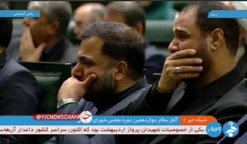 گریه شدید وزرا و مخبربه دنبال پخش کلیپی درباره رئیس‌جمهور شهید + فیلم