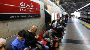 مترو تهران دوشنبه ۱۴ خرداد رایگان است