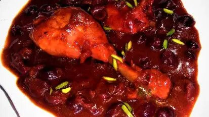 دستور پخت خورش آلبالو با کوفته قلقلی