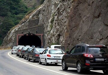 وضعیت ترافیک در جاده چالوس و هراز