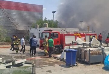 آتش‌سوزی وحشتناک در شهرک کاسپین قزوین + جزییات حادثه