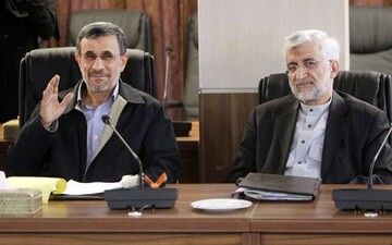 عکس قدیمی و جالب از سعید جلیلی در کنار احمدی‌نژاد
