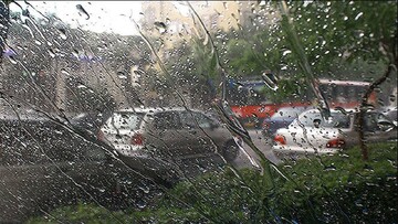 بارش شدید باران بهاری در شیراز + فیلم