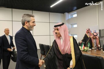 دیدار علی باقری با وزیر خارجه عربستان در روسیه