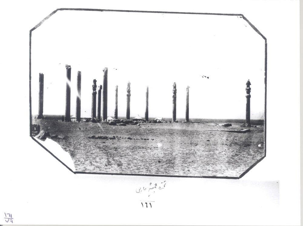 عکسی که ناصرالدین شاه از تخت جمشید گرفت
