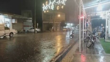 بارش باران سیل آسا در مکه + فیلم