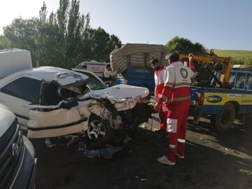 ۶ کشته و زخمی درپی تصادف رانندگی در شهرستان مرند