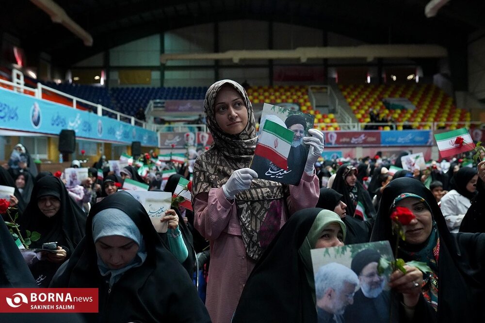 گردهمایی زنان محجبه حامی جلیلی + تصاویر