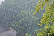 بارش شوکه کننده باران در مشهد در تابستان