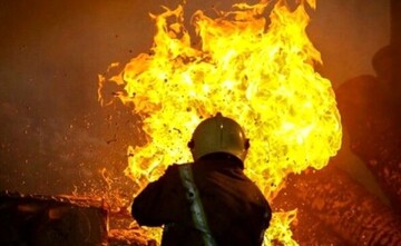 آتش گرفتن هولناک خودروی سانتافه در پمپ بنزین + فیلم