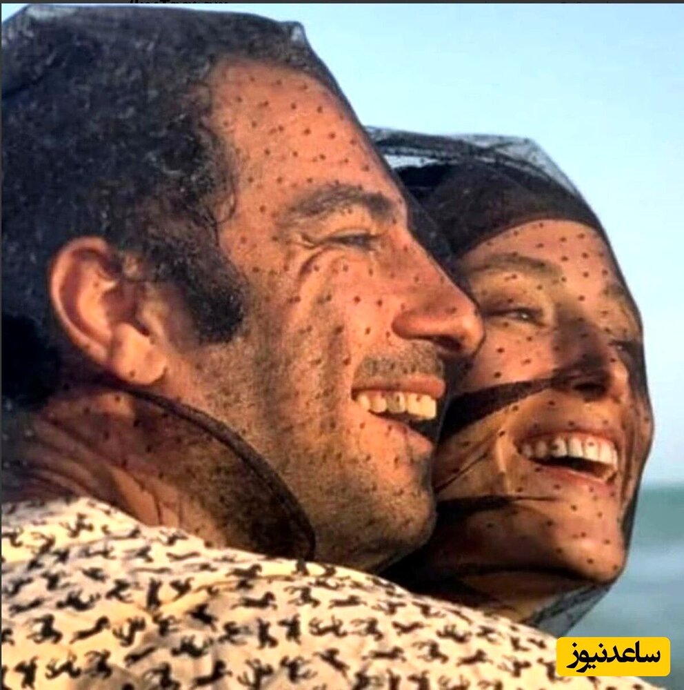 عاشقانه های نوید محمدزاده و همسرش در کنار دریا + عکس