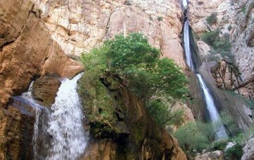 ویدئو حیرت انگیز از آبشارهای دیدنی بیستون کرمانشاه