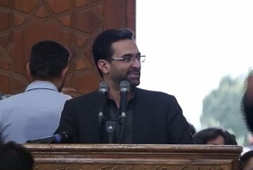 صداوسیما سخنرانی آذری جهرمی در حرم امام (ره) را قطع کرد / فیلم