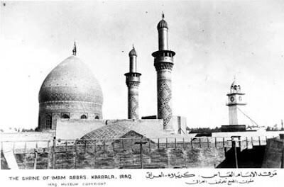 قدیمیترین عکس از حرم امام حسین (ع) | منارههای حرم حضرت عباس را ببینید