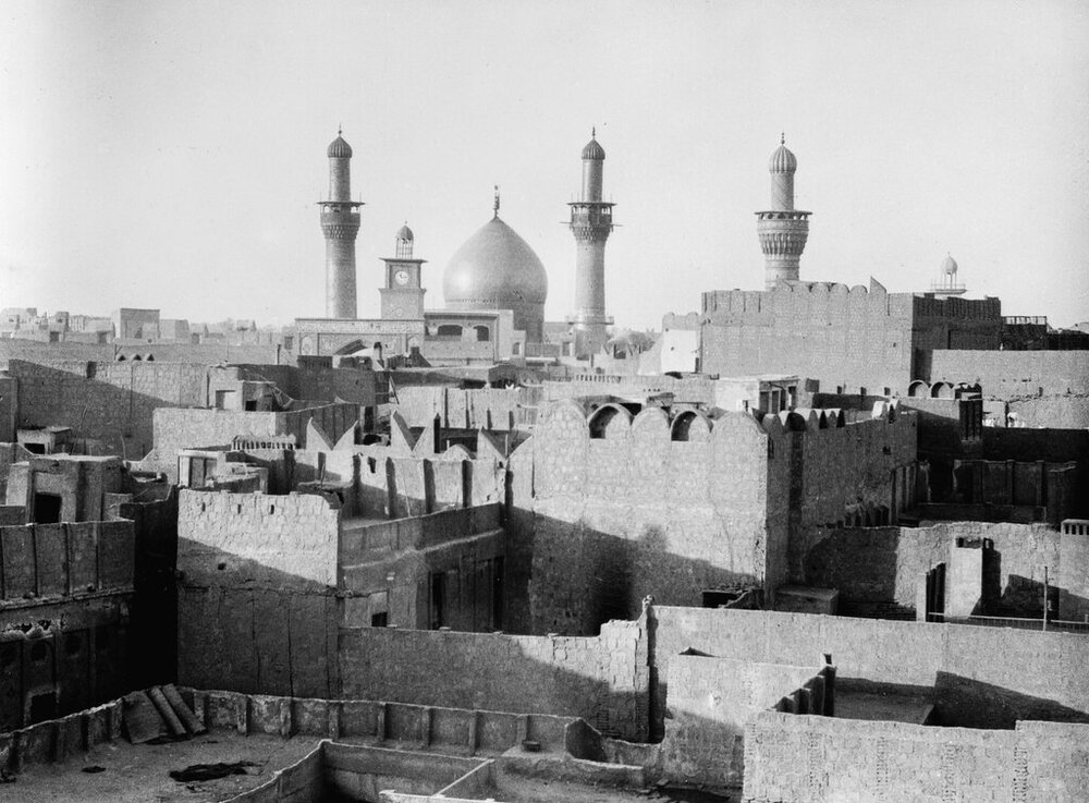 قدیمیترین عکس از حرم امام حسین (ع) | منارههای حرم حضرت عباس را ببینید