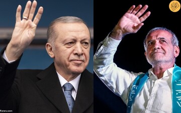 اردوغان: پزشکیان اصالتاً ترک است، امیدوارم روابطمان بهبود یابد