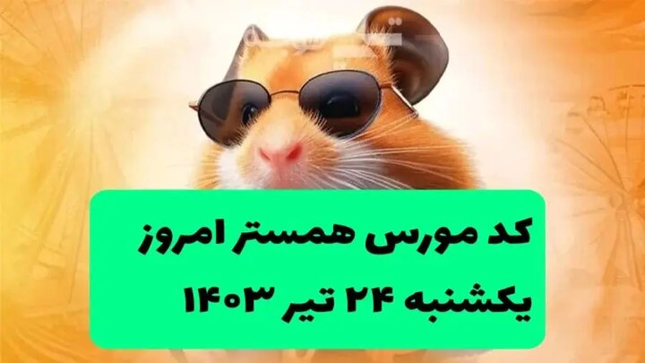 کد مورس همستر امروز یکشنبه ۲۴ تیر ۱۴۰۳ + آموزش گرفتن یک میلیون سکه همستر رایگان