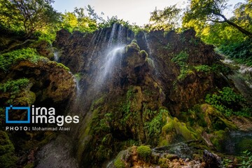 آبشار «بهشت باران» گرگان کجاست؟ + تصاویر دیدنی