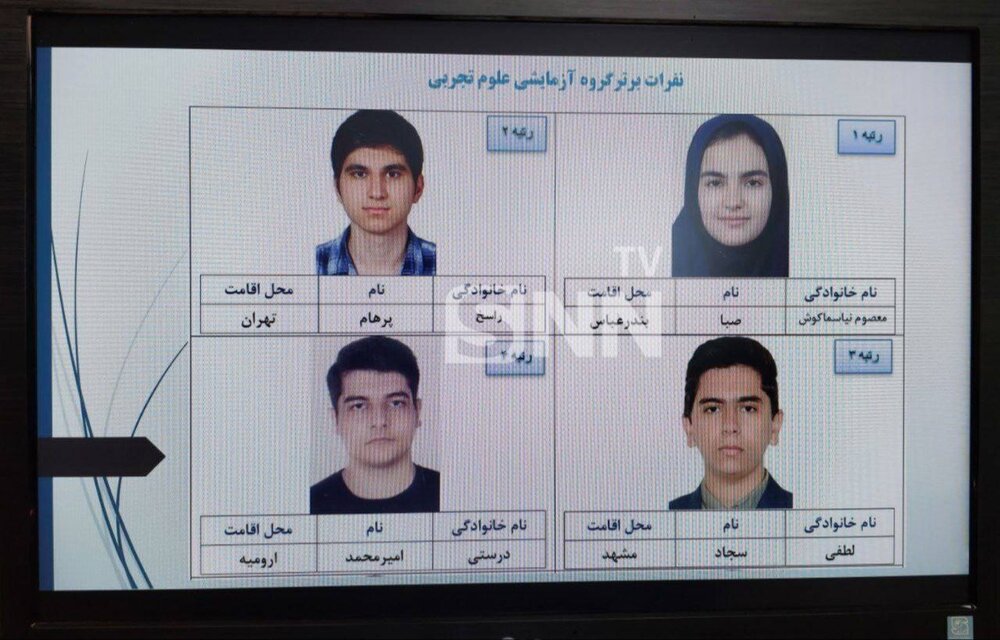 (ویدئو) نفرات برتر گروههای آزمایشی هنر و زبان خارجه کنکور امسال