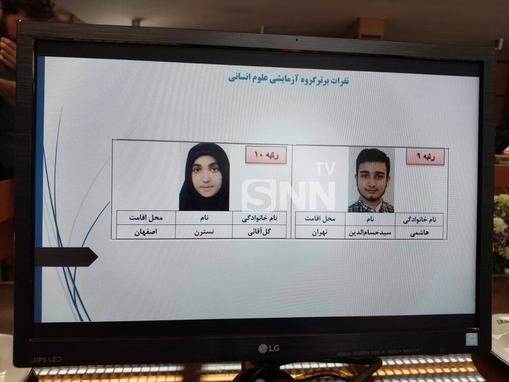 (ویدئو) نفرات برتر گروههای آزمایشی هنر و زبان خارجه کنکور امسال