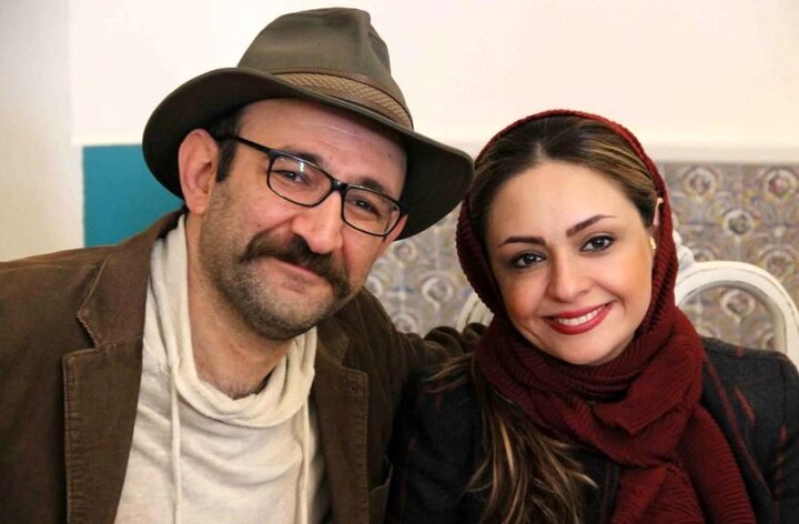 موتورسواری عاشقانه بازیگر نقش اوس موسی به همراه خانواده‌اش در خیابان‌های تهران