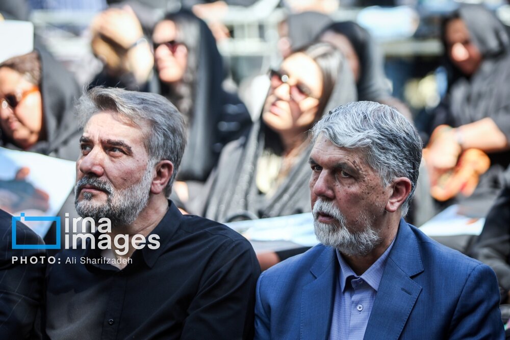 گزارش تصویری از خاکسپاری «محمد علی بهمنی» با حضور هنرمندان و چهره های مطرح