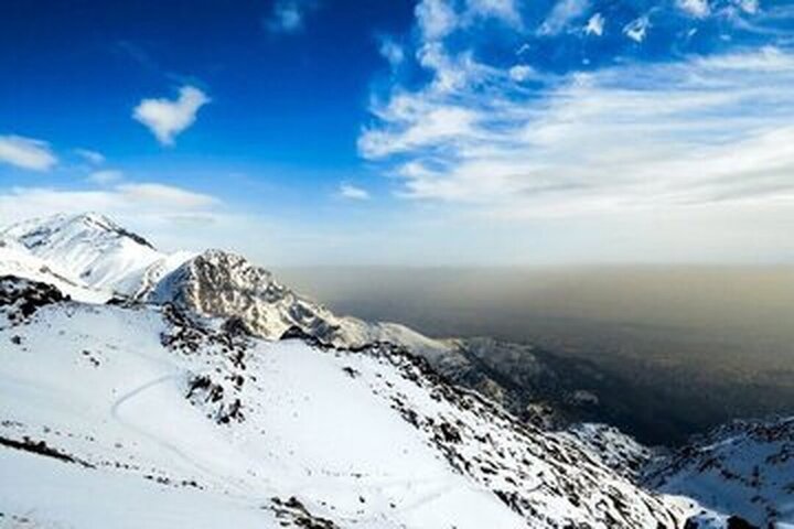 بارش عجیب برف و تگرگ تابستانی در تهران + فیلم