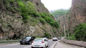 بازگشایی جاده کرج - چالوس