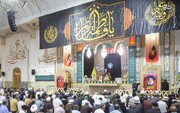 برگزاری مراسم بزرگداشت سید حسن نصرالله در قم + عکس