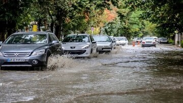 بارش شدید و سیل در چالوس و نوشهر / فیلم