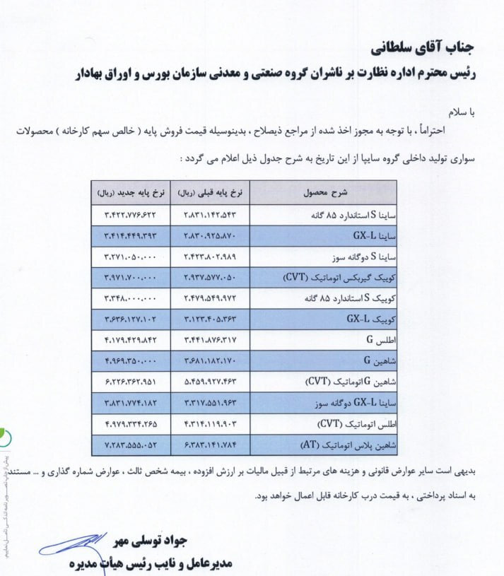 اعلام قیمت جدید محصولات ایران خودرو و سایپا بعد از افزایش نجومی / کوییک یک شبه 100 میلیون تومان گران شد!