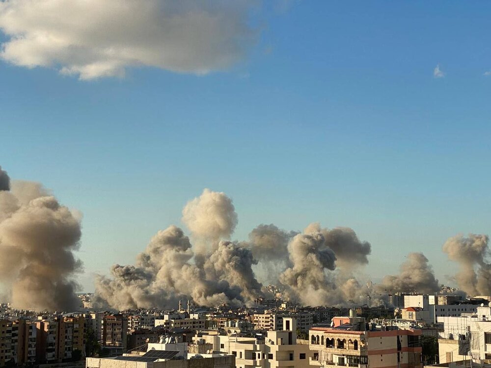 تصاویر وحشتناک از حمله امروز اسرائیل به بیروت
