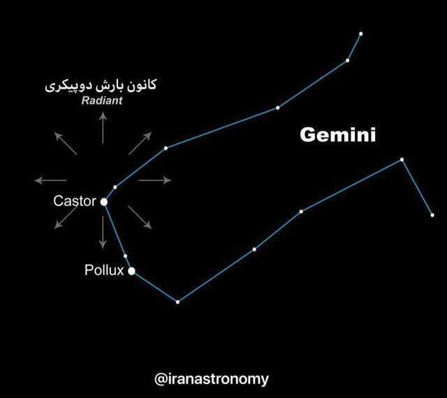 شنبه آسمان شهاب باران می‌شود