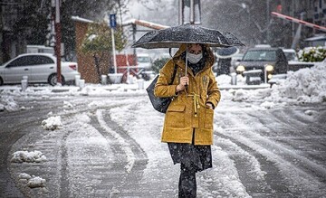 بارش شدید برف در آذربایجان‌غربی + فیلم