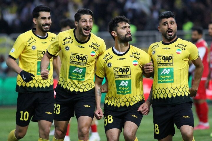 گل سوم سپاهان به پرسپولیس با شوت زکی پور + فیلم