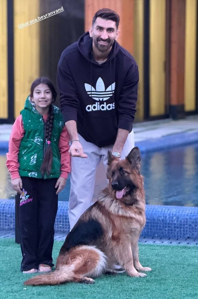عکس | تصویر متفاوت علیرضا بیرانوند در کنار دخترش