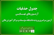 اعلام حذفیات امتحانات نهایی پایه‌های یازدهم، دوازدهم و کنکور + جزییات