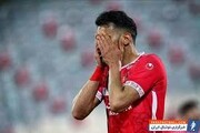 اشک ریختن عیسی آل‌کثیر روی نیمکت پرسپولیس + عکس