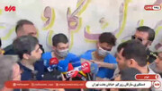 اولین مصاحبه با مادری که با فرزند شیرخوار توسط زورگیران به زمین زده شد + فیلم