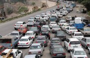 قفل شدن جاده چالوس