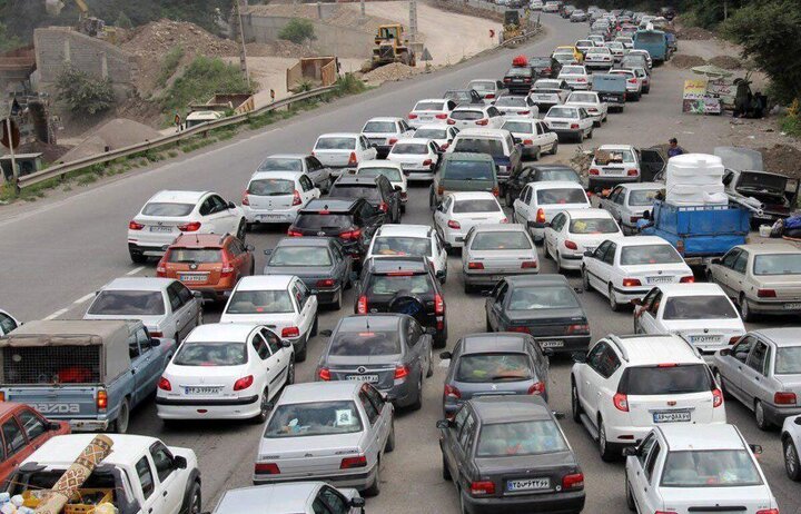 قفل شدن جاده چالوس