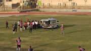 درگذشت بازیکن فوتبال در حین بازی در بوشهر