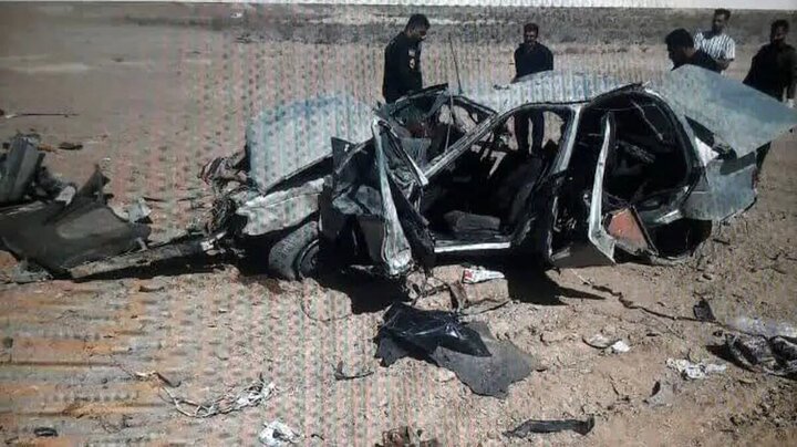 مرگ دلخراش ۶ هموطن درپی تصادف مرگبار پژو ۴۰۵ با ۱۲ سرنشین در کرمان