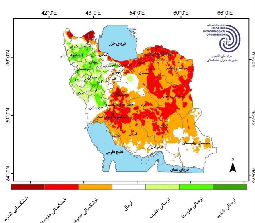 بارش ۱۳ استان از میانگین بلندمدت بیشتر بود + جزئیات جدیدترین پیش بینی بارش ها در ایران