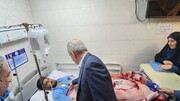عیادت پزشکیان از مجروحان حادثه بندر شهید رجایی