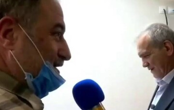 نحوه دلداری پزشکیان به یک مصدوم حادثه انفجار خبر ساز شد / فیلم