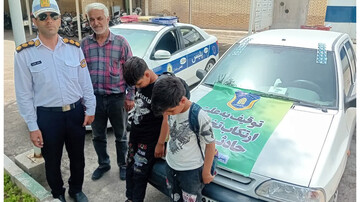 تصادف عجیب یک راننده کودک با کودک