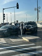 تصادف بنیامین نتانیاهو + عکس